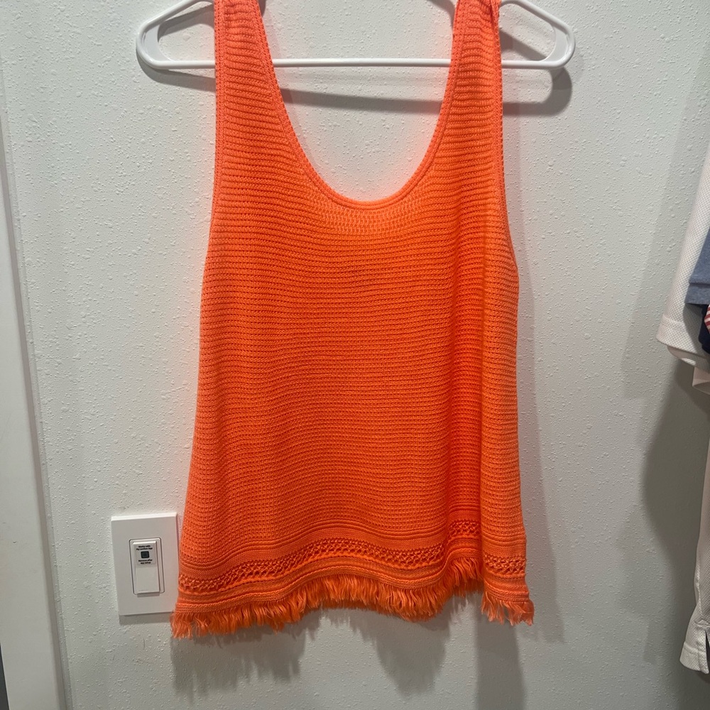 Lilly Pulitzer Coral Sweater Tank